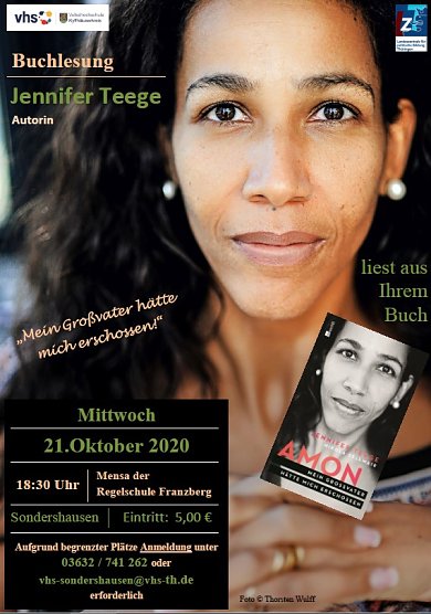 Lesung mit Jennifer Teege (Foto: Landratsamt Kyffh&auml;userkreis)