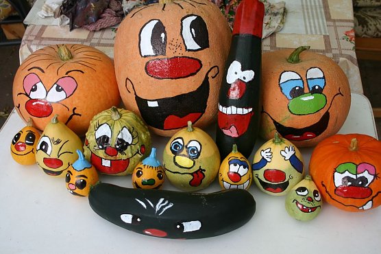 K&uuml;rbisse &uuml;ber K&uuml;rbisse (Foto: J&uuml;rgen M&uuml;ller)