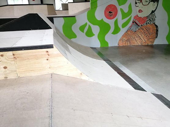 &Auml;nderungen an der Rampe (Foto: Team Skate Arena)