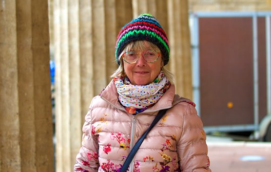 Heidrun Schink&ouml;th-Heise die Marktmeisterin (Foto: Eva Maria Wiegand)