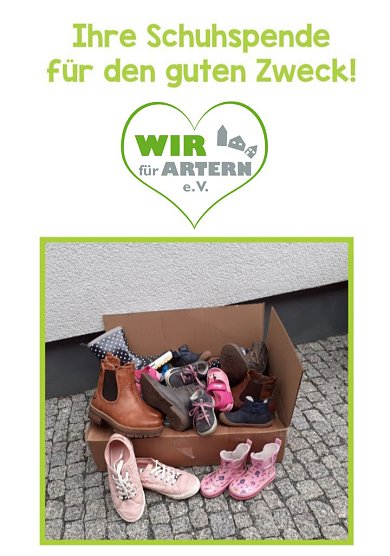 Aktion Shuuz � Schuhe sammeln f&uuml;r den guten Zweck! (Foto: Wir f&uuml;r Artern)