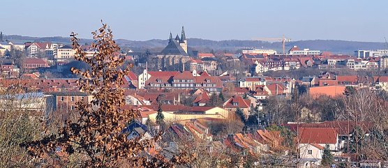 Blick auf Nordhausen vom Holungsb&uuml;gel (Foto: nnz)