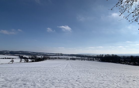 Blick von Nordhausen zum Kyffh&auml;user (Foto: oas)