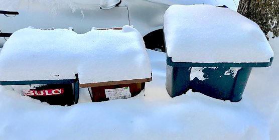 Erschwerte M&uuml;llentsorgung (Foto: Eva Maria Wiegand)