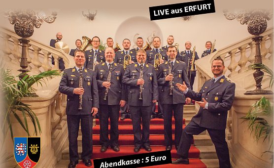 Das Luftwaffenmusikkorps der Bundeswehr aus Erfurt (Foto: Agentur)