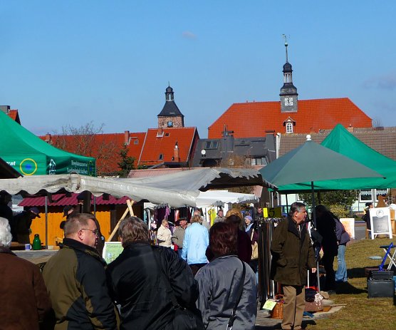 Der Bauernmarkt Kelbra kommt am kommenden Wochenende aus der Corona-Pause (Foto: Ulrich Reinboth)