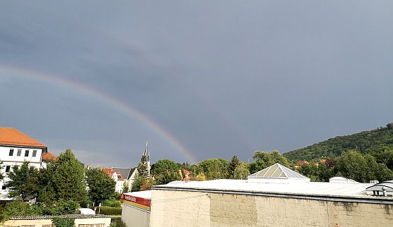 Regenb&ouml;gen &uuml;ber Sondershausen (Foto: T.Leipold)