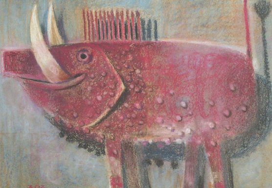 Pastell von G&uuml;nther Jahn (Foto: Schlossmuseum Sondershausen)