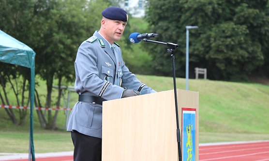 Bataillonskommandeur Faul (Foto: Bundeswehr Sondershausen)