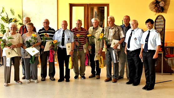Alterskameraden der Feuerwehr wurden geehrt (Foto: G&uuml;nter Herting (privat))