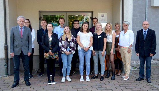 Neue Auszubildende beim Finanzamt Sondershausen (Foto: Finanzamt Sondershausen)