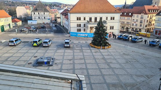 Corona-Demo in Sondershausen (Foto: S. Dietzel)