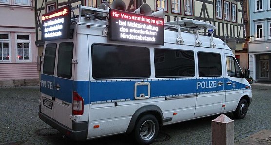 Einsatzwagen am vergangenen Sonntag in Bad Langensalza (Foto: S.Dietzel) Einsatzwagen am vergangenen Sonntag in Bad Langensalza (Foto: S.Dietzel)