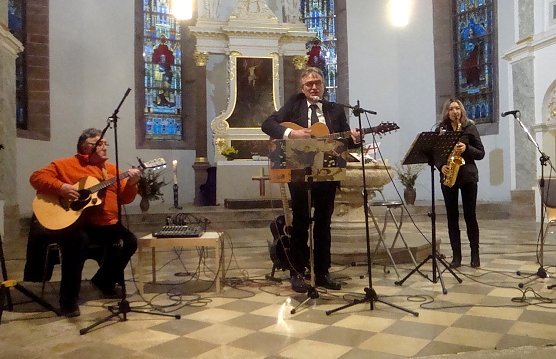 Friedenskonzert f&uuml;r die Ukraine in der Unterkirche in Bad Frankenhausen (Foto: Peter Zimmer)