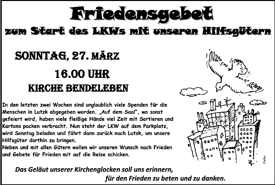 Friedensgebet (Foto: Steffi Wiegleb)