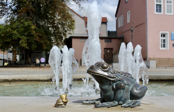 Brunnen in Bad Frankenhausen (Foto: Eva Maria Wiegand)