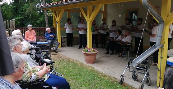 Der Strau&szlig;furter Gesangsverein war zu Gast (Foto: Novalis)