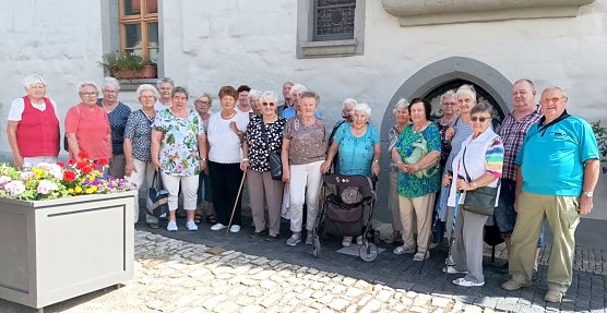 Gruppenfoto der WB4 auf ihrer Tagesexkursion (Foto: T. Leipold)