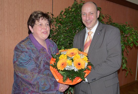 Gudrun Holbe und Maik G&ouml;llert (Foto: Karl-Heinz Herrmann)