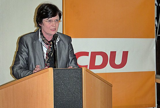Christine Lieberknecht auf Kreisparteitag der CDU (Foto: Karl-Heinz Herrmann) Christine Lieberknecht auf Kreisparteitag der CDU (Foto: Karl-Heinz Herrmann)