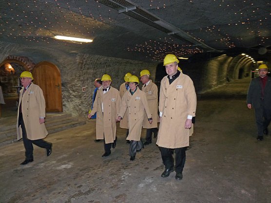 Gel&ouml;bnis unter Tage (Foto: Karl-Heinz Herrmann)