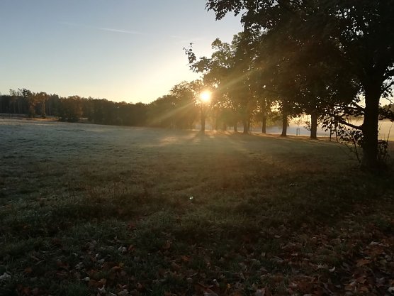 Null Grad und Sonnenschein - so zeigte sich der Oktober heute in Sophienhof (Foto: W. Jörgens) Null Grad und Sonnenschein - so zeigte sich der Oktober heute in Sophienhof (Foto: W. Jörgens)