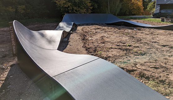 Pumptrack-Anlage (Foto: Janine Skara)