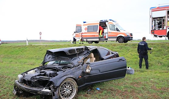 Unfall auf der B 247 (Foto: S.Dietzel)