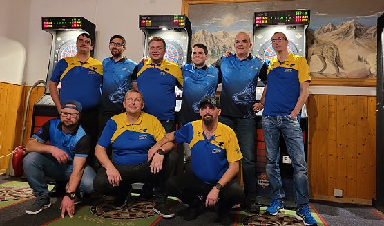 Die Dartchaoten haben es doch noch geschafft, zum Jahresende einen Sieg zu holen (Foto: Thomas Peglow)