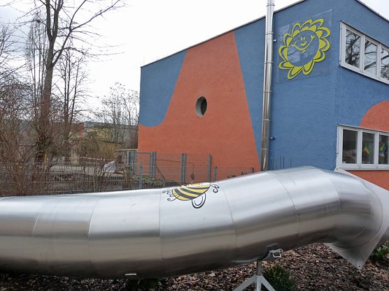 Sicherheitsrutschen montiert (Foto: Karl-Heinz Herrmann)