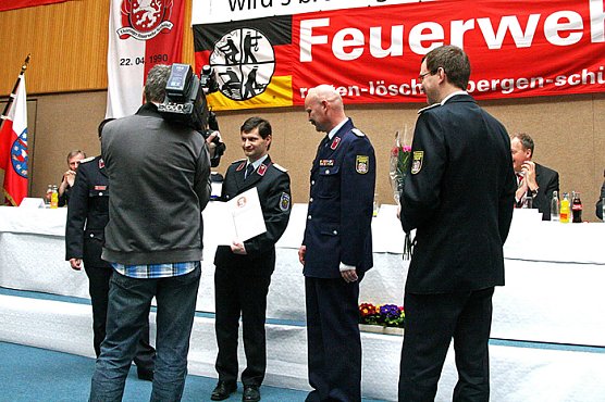 Auszeichnung Mario Hasenbein (Foto: Günter Herting) Auszeichnung Mario Hasenbein (Foto: Günter Herting)