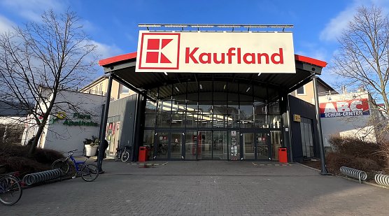 Ort des Geschehens: die Sondersh&auml;user Kaufland-Filiale (Foto: S.Dietzel)