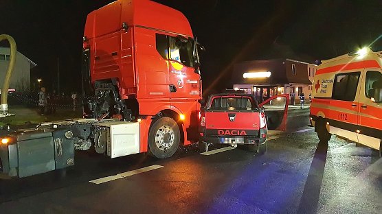 Unfall heute Nachmittag in Greu&szlig;en (Foto: S.Dietzel)