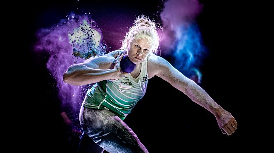 Deutschlands beste Kugelsto&szlig;erin Sara Gambetta (Foto: Christoph Keil)