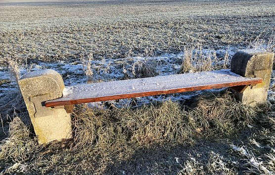 Es bleibt frostig und glatt (Foto: oas) Es bleibt frostig und glatt (Foto: oas)