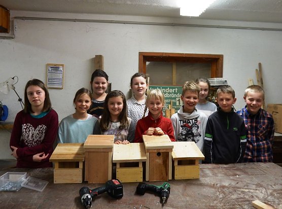 Nistkästen kann man auch selber basteln (Foto: Bettina Bauerschäfer) Nistkästen kann man auch selber basteln (Foto: Bettina Bauerschäfer)