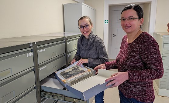 Neue Mitarbeiterinnen im Schlossmuseum Sondershausen (Foto: Janine Skara)