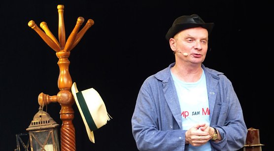 Uwe Steimle 2021 in Neustadt (Foto: nnz)