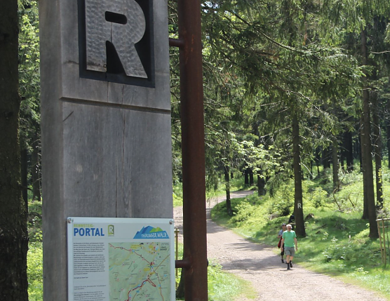 er Rennsteig bietet 168 Kilometer Wandervergn&uuml;gen, wer die gesamten rund 8600 Kilometer Waldwanderwege in Th&uuml;ringen abwandern will, muss rund ein Jahr einplanen    (Foto: Dr. Horst Spro&szlig;mann)