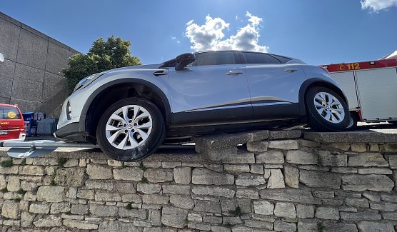 Unfall in Gro&szlig;furra (Foto: S. Dietzel)