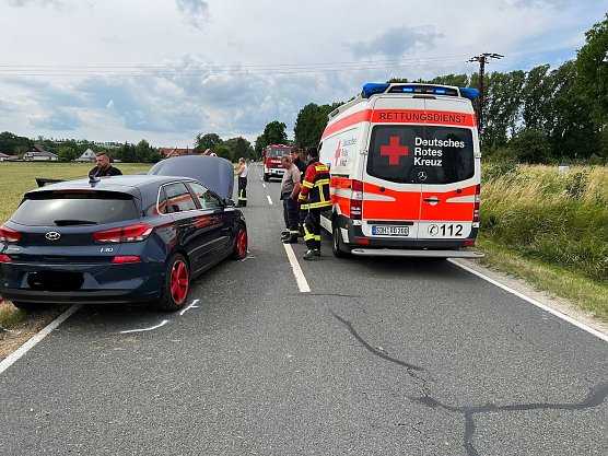 Unfall bei Clingen (Foto: S.Dietzel)