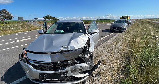 Unfall bei Ichstedt (Foto: S.Dietzel) Unfall bei Ichstedt (Foto: S.Dietzel)