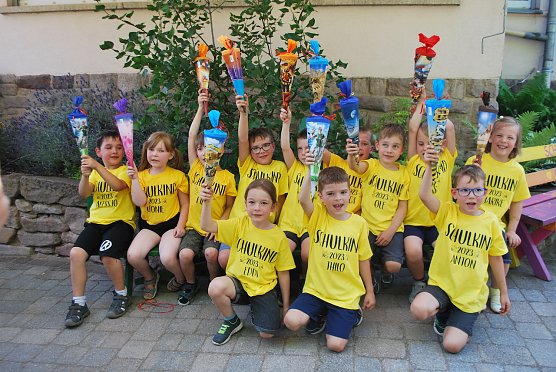 Das sind die zuk&uuml;nftigen Schulkinder (Foto: Katrin Milde)