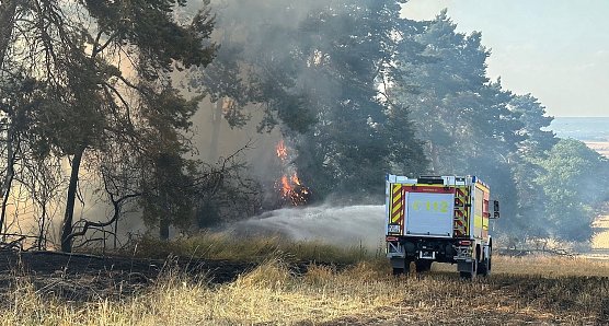 Erneuter Brand in Reinsdorf (Foto: Dieses und alle Fotos in der Galerie von Thomas Albert -THW Sondershausen - und S.Dietzel)