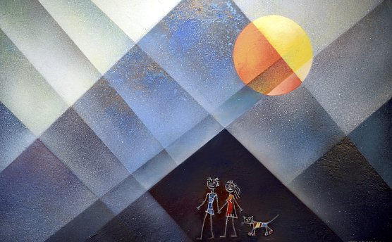 Drei Corona gerecht unterwegs (Foto: Fred B&ouml;hme/VG Bildkunst Bonn)