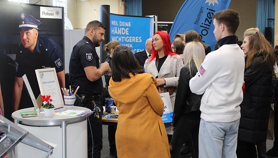 Berufsinfomesse im Jahr 2022  (Foto: LRA Kyffh&auml;userkreis)
