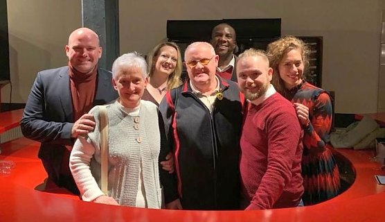 Foto nach dem Weihnachtskonzert der Fellas im Stocksen in Sondershausen (Foto: Thomas Leipold)