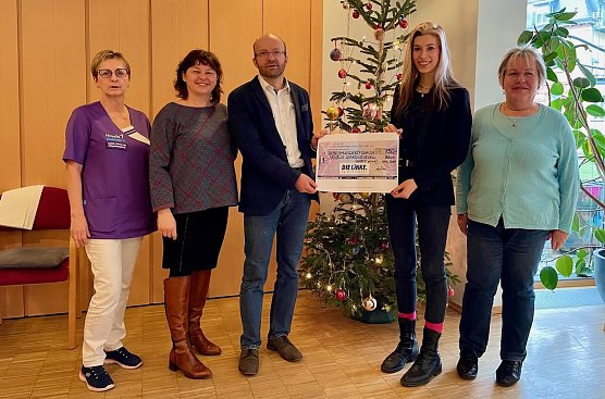 v.l.n.r. Daniela Schneevoigt, Bianca Krumrey, Clemens Schlegelmilch,  Donata Vogtschmidt, Gudrun Knoch (Foto: Karina Krausholz)