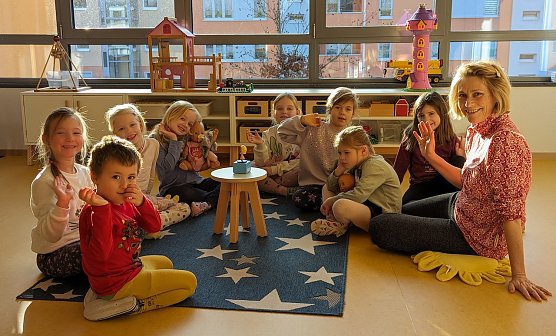 Erster Tag in der Kita Schlossparkspatzen (Foto: Janine Skara)
