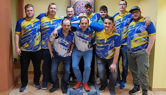 Die Oberspierer Dartchaoten punkteten im Eichsfeld (Foto: T.Peglow) Die Oberspierer Dartchaoten punkteten im Eichsfeld (Foto: T.Peglow)